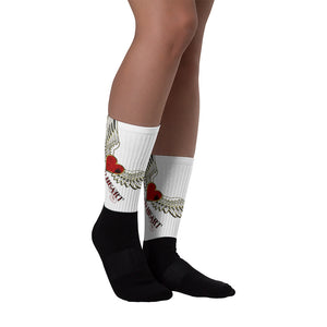 Damaged Heart socks